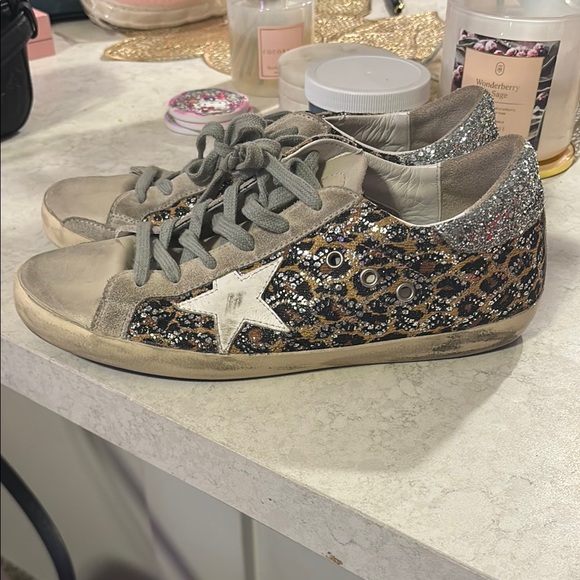 Leopard Print Women's Sneakers - Picture 2 of 6